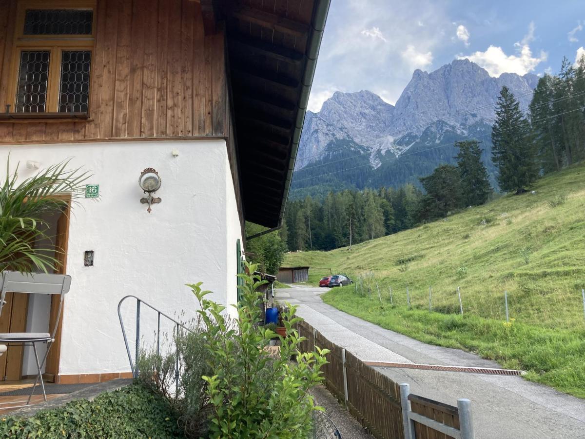 Ferienwohnung Zugspitznest Grainau Buitenkant foto
